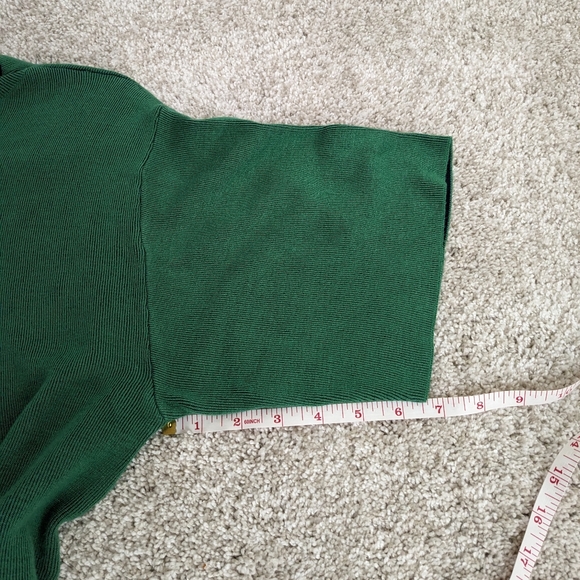 Cropped Color Block Viscose Sweater - Picture 10 of 11